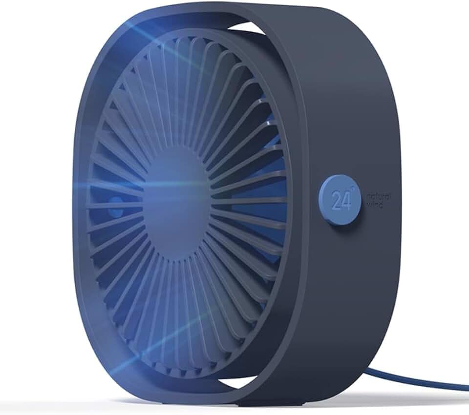 Ventilador de Mesa para Mascotas USB 3 velocidades