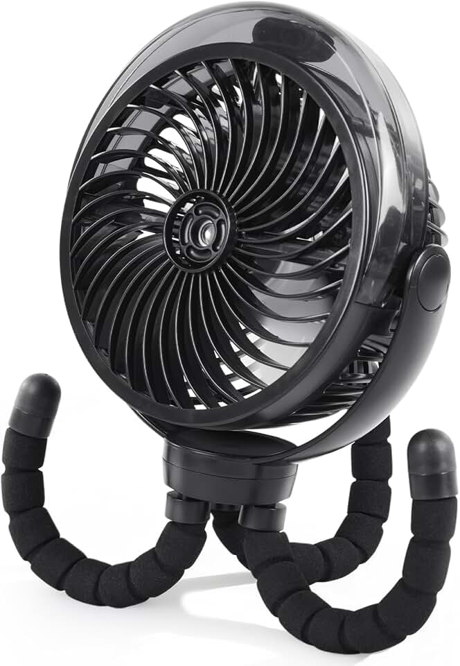 Ventilador Portátil para Mascotas con Trípode Ajustable